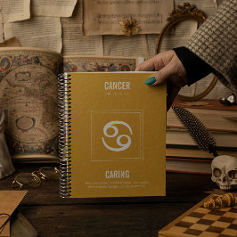 Cancerastrologitecken Anteckningsbok