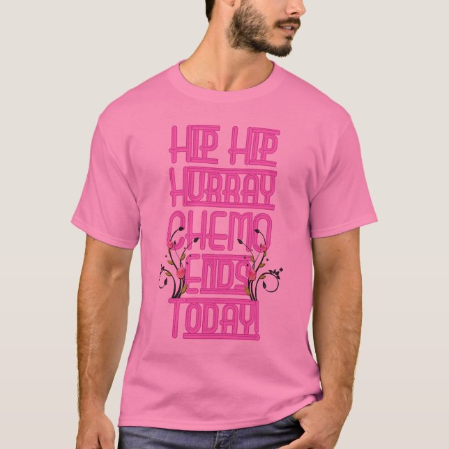 Cancerbehandling avslutade Chemo T Shirt (Framsida)