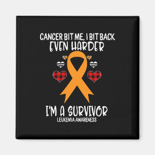Cancerbiten, jag biter hårdare... Jag är Survivor Magnet