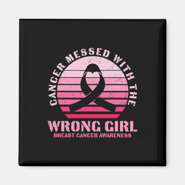Cancercancer med fel bröstcancer hos flickor magnet (Framsidan)