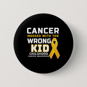 Cancercancer med fel typ av barncancer knapp
