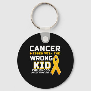 Cancercancer med fel typ av barncancer nyckelring