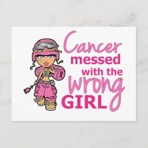 Cancercancer med felaktig bröstcancer hos flicka 2 vykort
