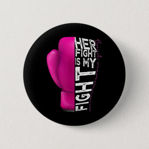 Cancerer hennes kamp är min Rosa Boxing Glove. Knapp