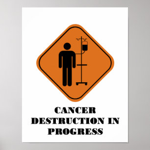 Cancerförstöring under pågående Poster