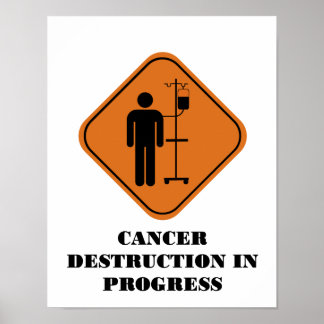 Cancerförstöring under pågående Poster