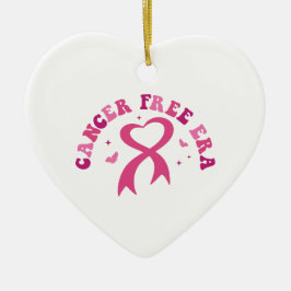 Cancerfri era julgransprydnad keramik