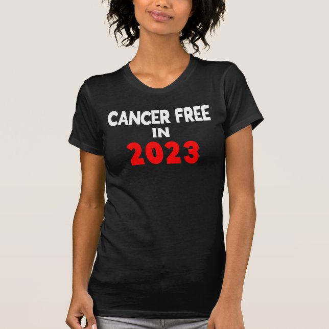 Cancerfritt år 2023 t shirt (Framsida)