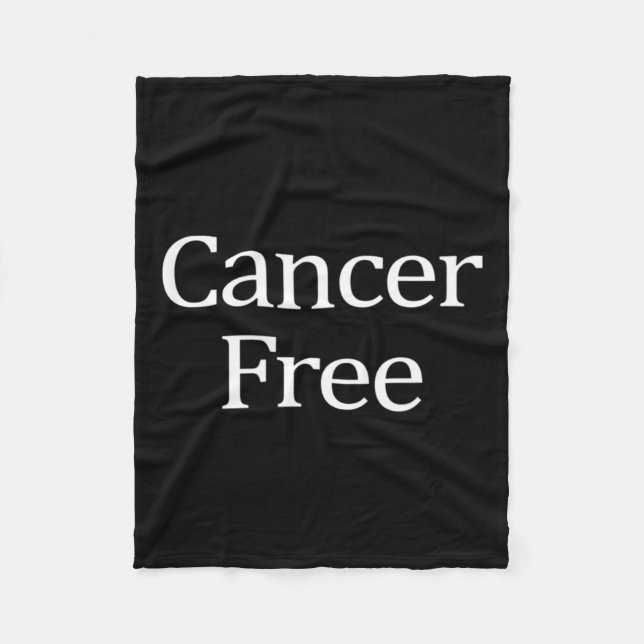 Cancerfritt - fleecefilt (Framsidan)