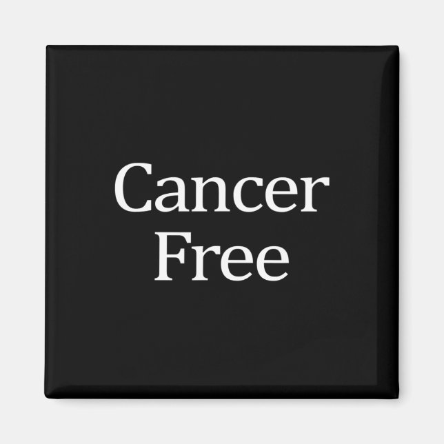 Cancerfritt - magnet (Framsidan)