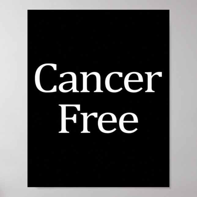 Cancerfritt - poster (Framsidan)