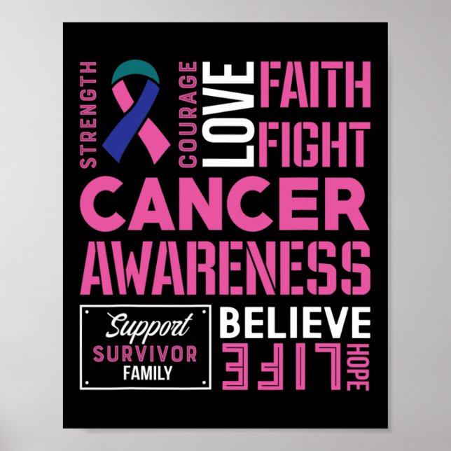 Cancerkamp Cancermenyfliksområdet 11 Poster (Framsidan)