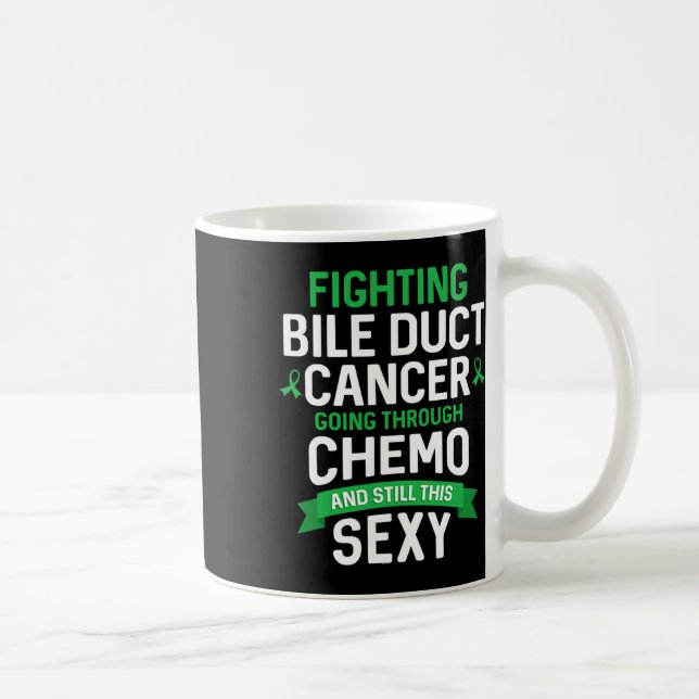 Cancerkämpe Gallgångscancer Patient Kemoterapi Kaffemugg (Höger)