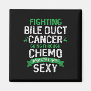 Cancerkämpe Gallgångscancer Patient Kemoterapi Magnet