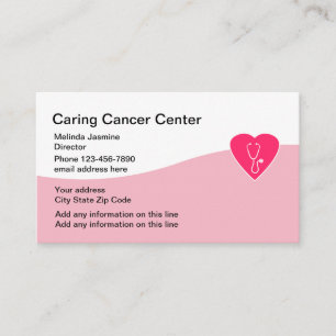 Cancerklinikmedicinskt center visitkort