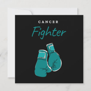 cancerkombattant, teal inbjudningar