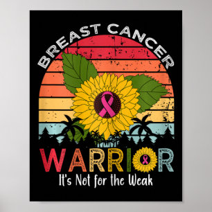 Cancerkrigare Det är inte för svaga Poster