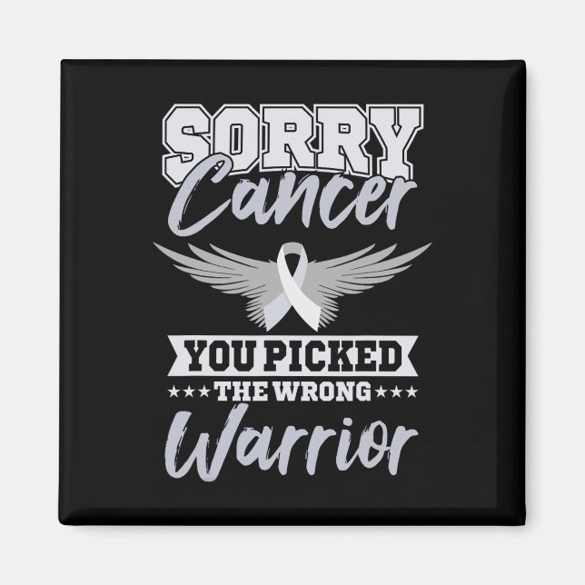 Cancerkrigare Världscancerdagen Present Rosa Band  Magnet (Framsidan)