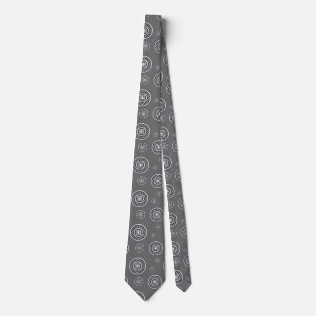 Cancermandala Herrhalsduk Slips (Framsida)