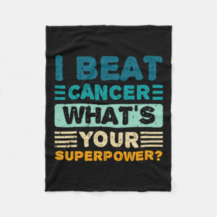 Cancermedvetande om att jag behandlar cancer - vad fleecefilt