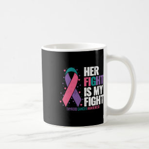 Cancermedvetande om min kamp mot sköldkörtelcancer kaffemugg