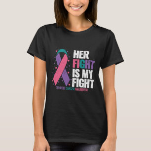 Cancermedvetande om min kamp mot sköldkörtelcancer t shirt