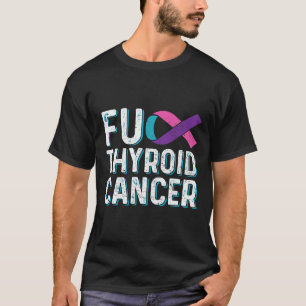Cancermedvetandehöjande produkter - sköldkörtelcan t shirt