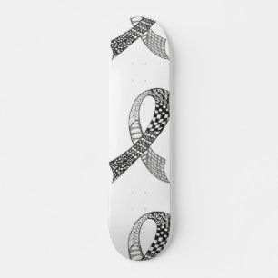 Cancermedvetenhet Bon Anpassningsbar Färg Skateboard Bräda 20,5 Cm