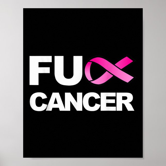 Cancermedvetenhet för bröstcancer poster (Framsidan)