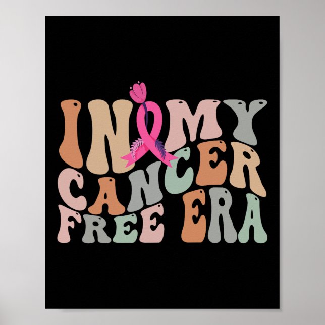 Cancermedvetenhet i min cancerfria era Groovy Warr Poster (Framsidan)