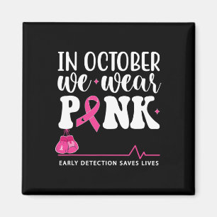 Cancermedvetenhet i oktober Vi Bäror Rosa Magnet