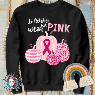 Cancermedvetenhet i oktober Vi Bäror Rosa T Shirt