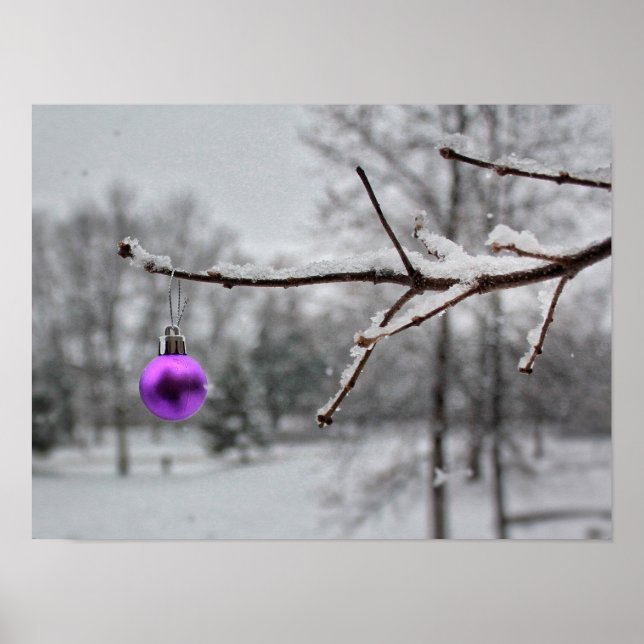 Cancermedvetenhet - jul Skriv ut Poster (Framsidan)