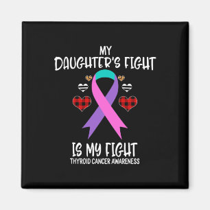 Cancermedvetenhet min dotters kamp är min kamp magnet
