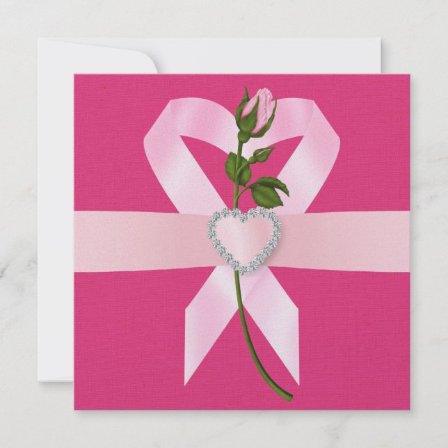 Cancermedvetenhet - Rosa Ribbon (Framsida)