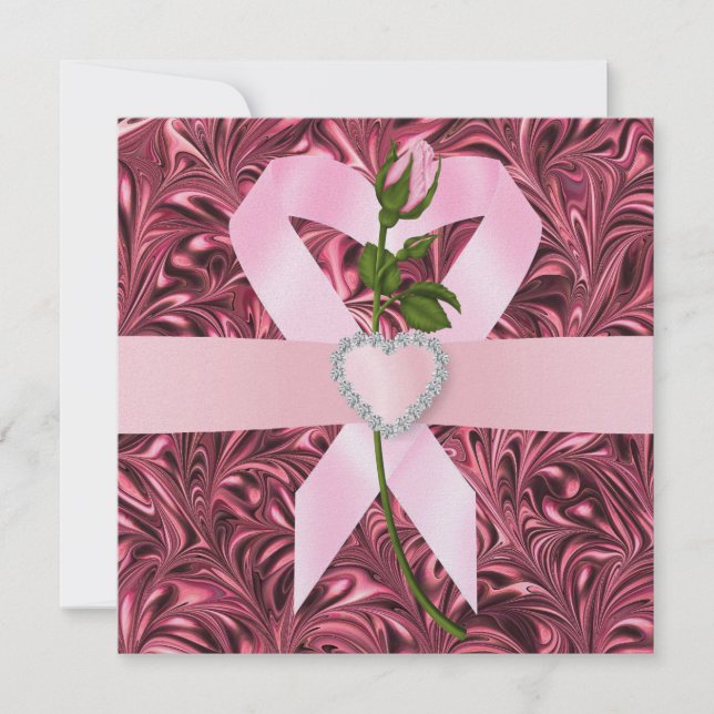 Cancermedvetenhet - Rosa Ribbon (Framsida)