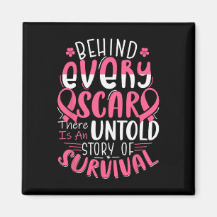 Cancermedvetenhet Warrior Rosa Ribbon Breast Cance Magnet