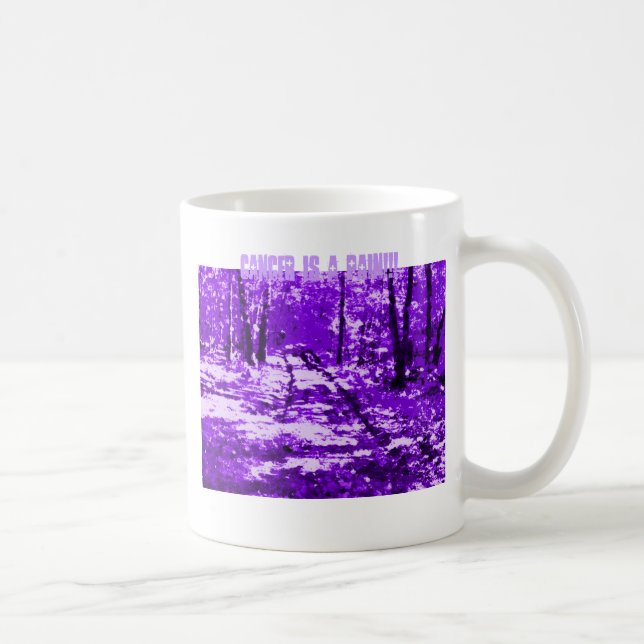 Cancermedvetenhetmugg Kaffemugg (Höger)