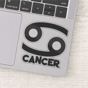 Cancern Djärv Zodiakstecken Horoskop Anpassad Text Klistermärken