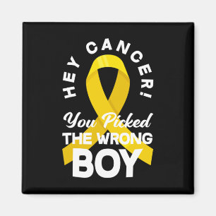 Cancern du valde fel barncancer W Magnet