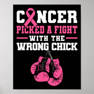 Cancern fick en strid med fel Chick. Poster