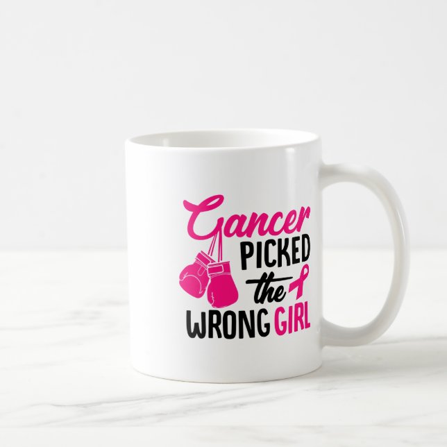 Cancern fick fel bröstcancervård kaffemugg (Höger)
