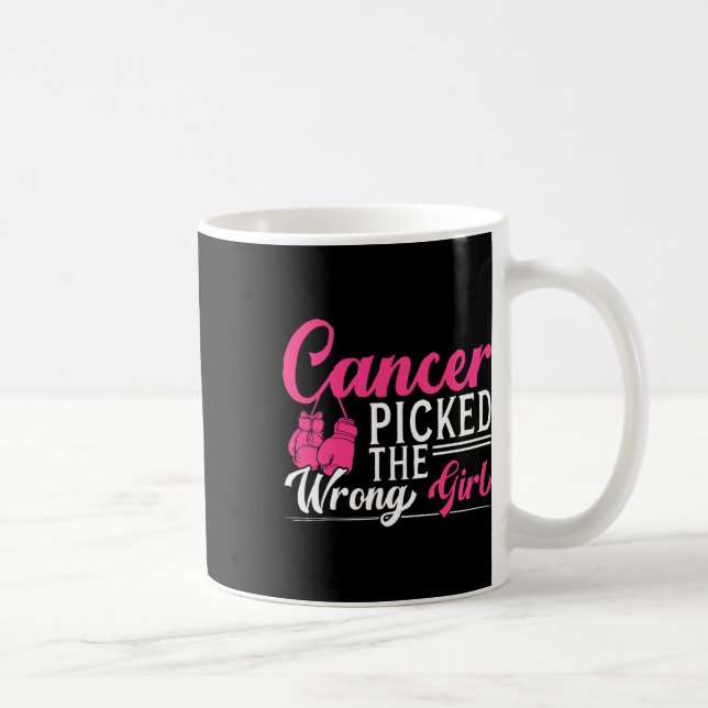 Cancern fick fel bröstcancervård kaffemugg (Höger)