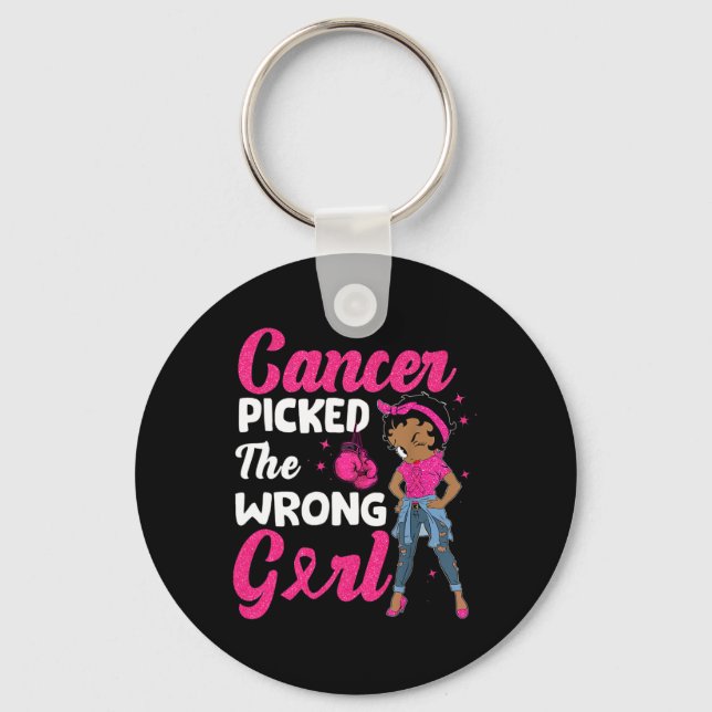 Cancern fick fel bröstcancervård nyckelring (Framsida)