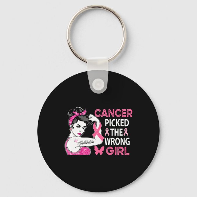 Cancern fick fel bröstcancervård nyckelring (Framsida)