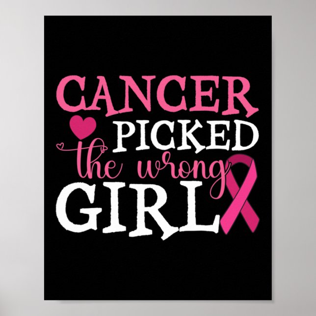 Cancern fick fel bröstcancervård poster (Framsidan)