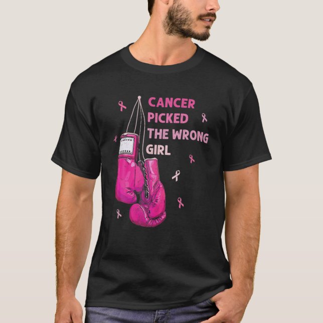 Cancern fick fel bröstcancervård t shirt (Framsida)