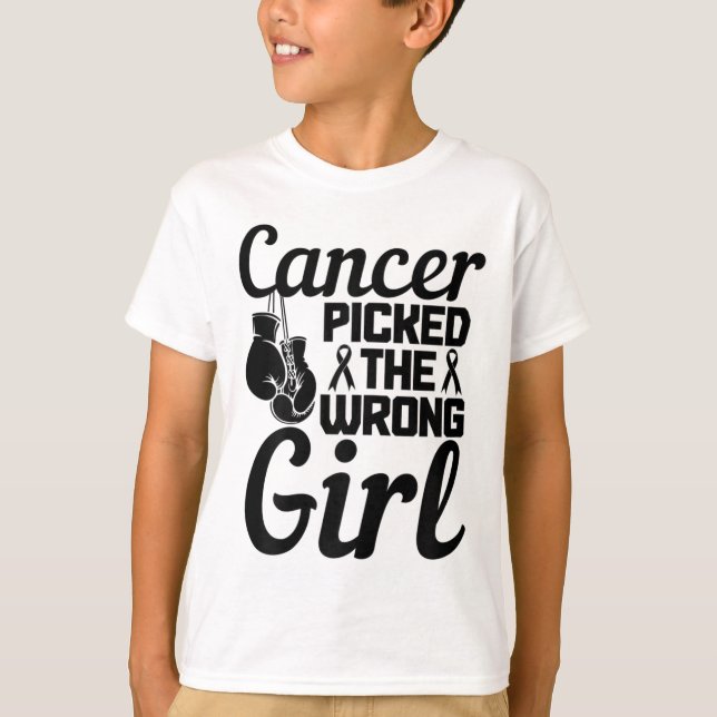 Cancern fick fel bröstcancervård t shirt (Framsida)