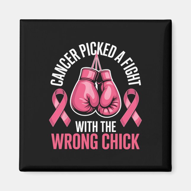 Cancern fick kämpa med fel Chick bröst Magnet (Framsidan)