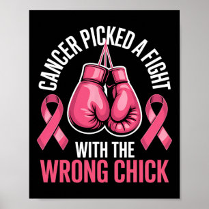 Cancern fick kämpa med fel Chick bröst Poster